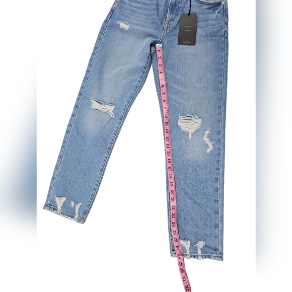 Current/Elliot "The Boyfriend" Distressed Jeans Size 23 NWT  A0120 - Picture 7 of 13